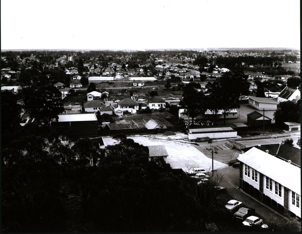 Landscape view before the construction of Blacktown Westpoint