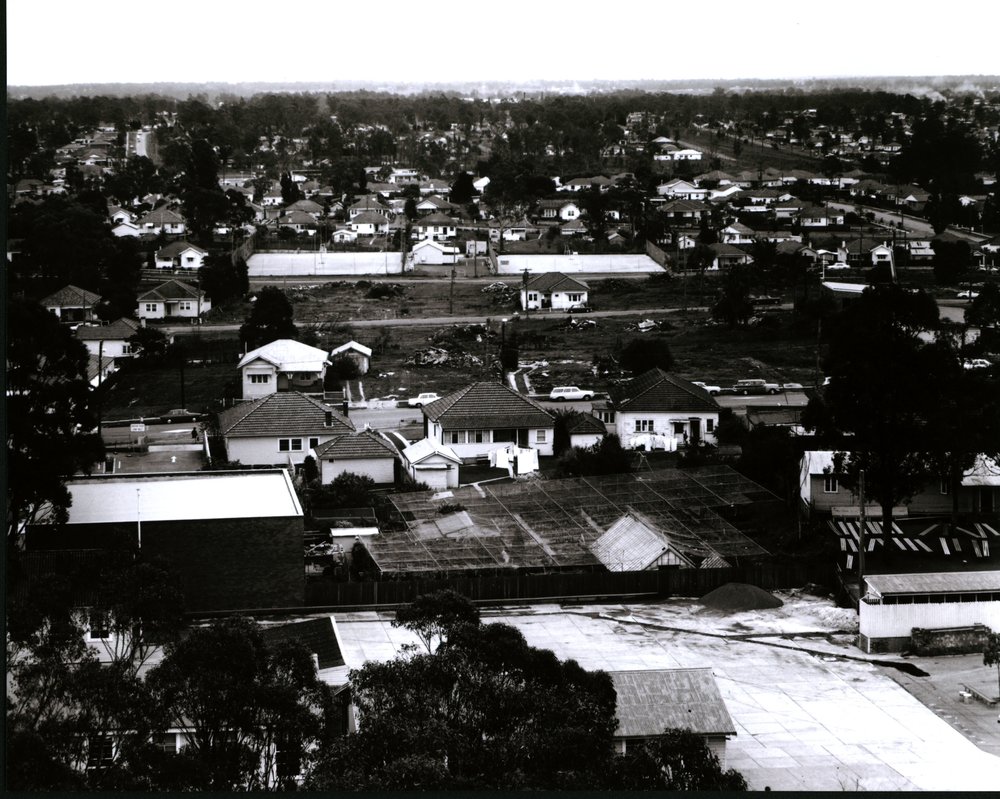 Landscape view before the construction of Blacktown Westpoint