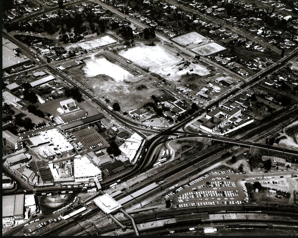 Aerial view of Blacktown CBD