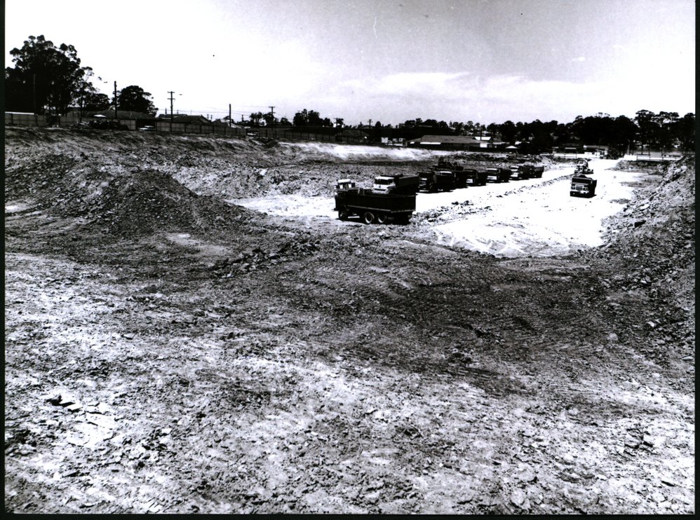 Construction of Westpoint Shopping Centre, Blacktown