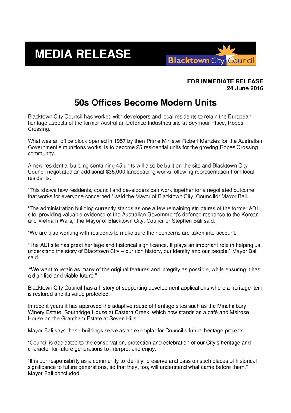 50s Offices Become Modern Units, Ropes Crossing, 2016