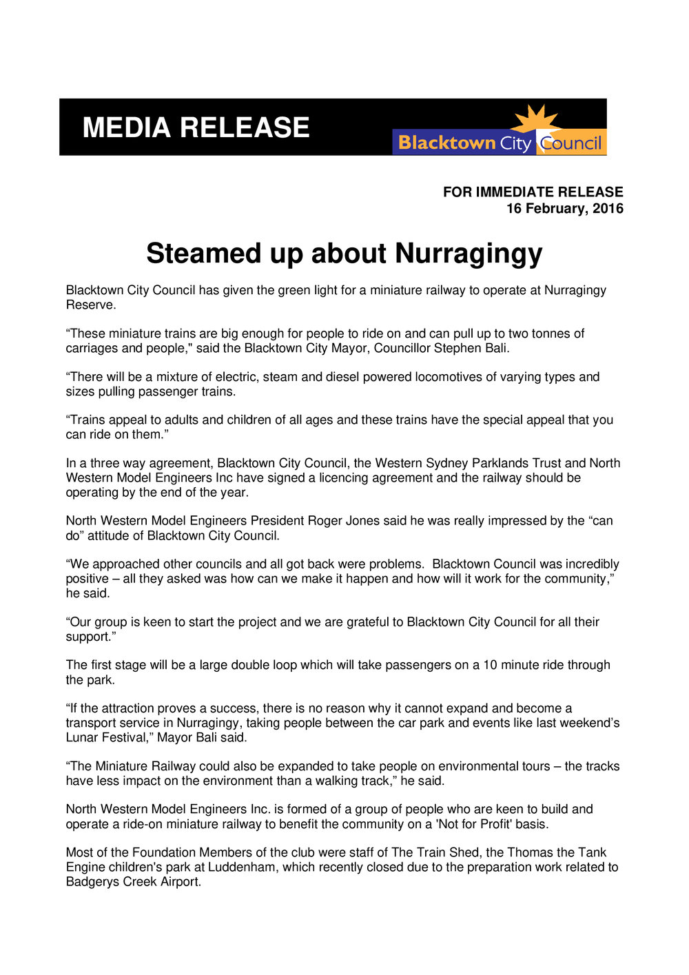 Steamed Up About Nurragingy, 2016