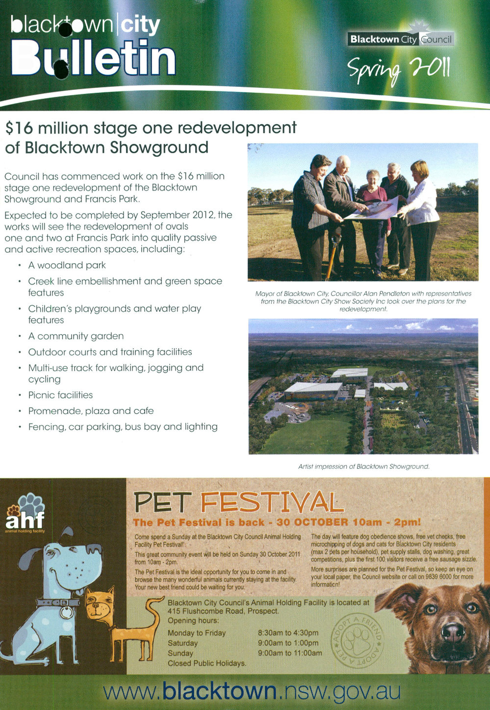 Blacktown City Bulletin, Spring 2011