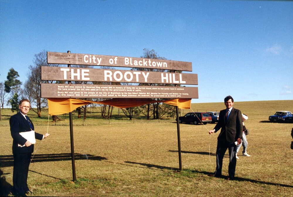 The Rooty Hill, Official handover