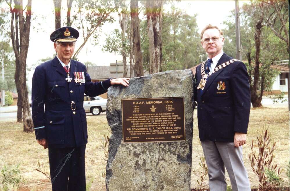 RAAF Memorial Park, Mount Druitt - Official opening
