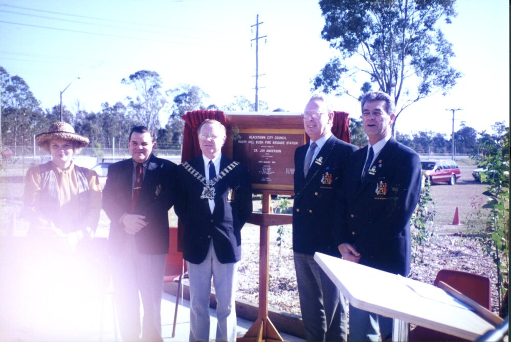 Rooty Hill Bush Fire Brigade Station, Official opening, 1994