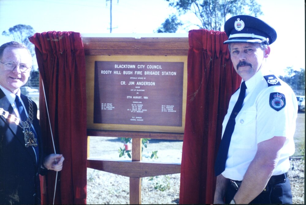Rooty Hill Bush Fire Brigade Station, Official opening, 1994