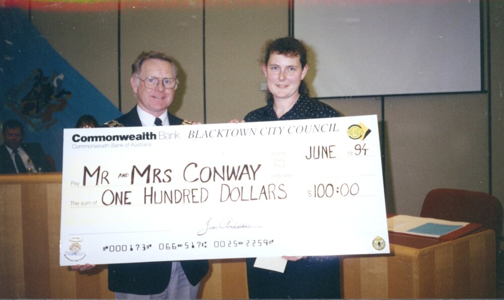 Recycler of the Month Award Winner, 1994