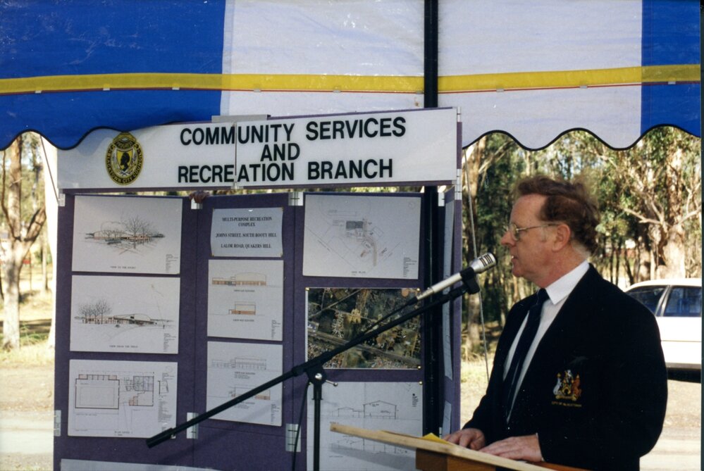 Presentation of plans for Multi-purpose Recreation Complex