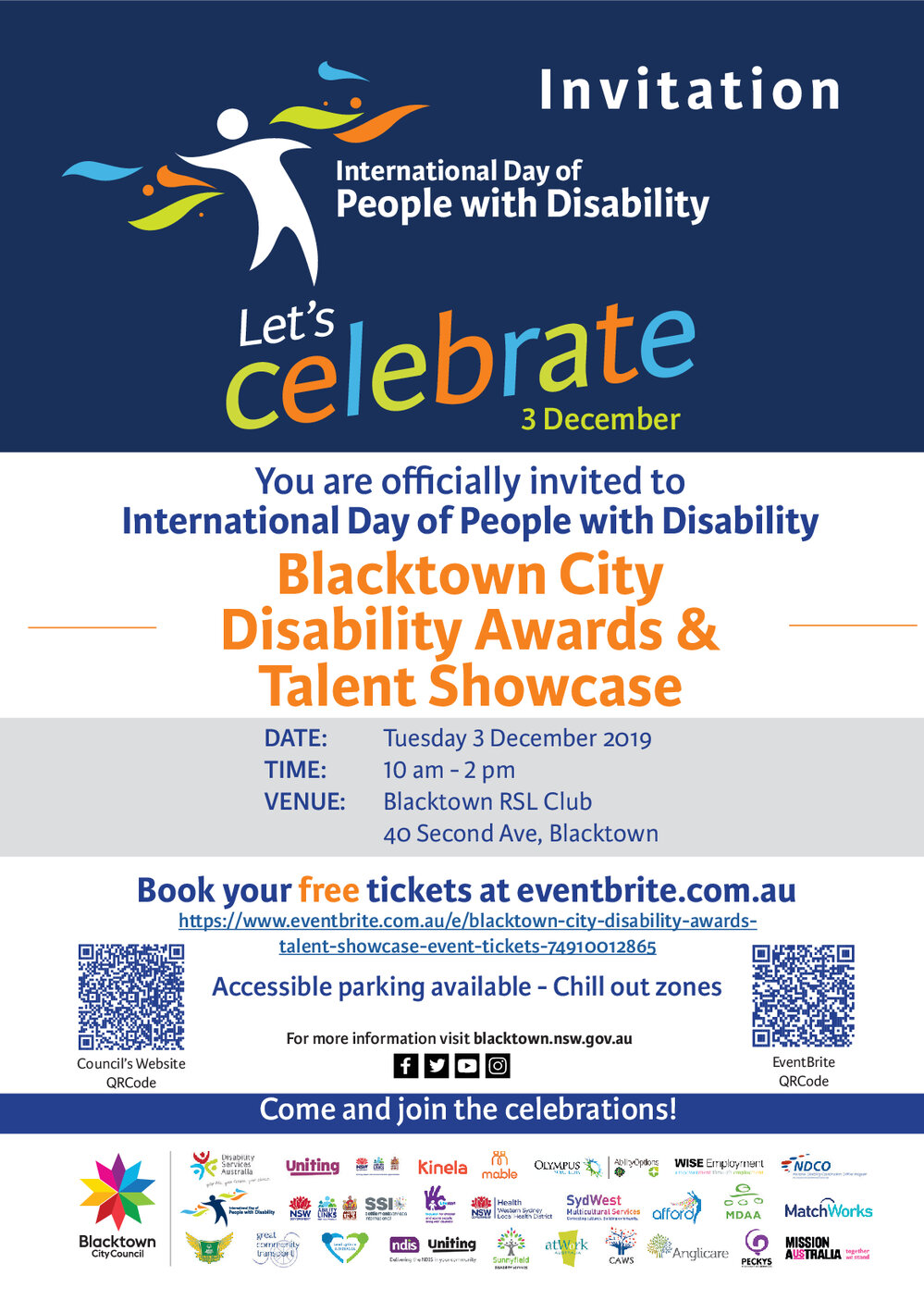 International Day of People with Disability (IDPwD) Invitation, 2019