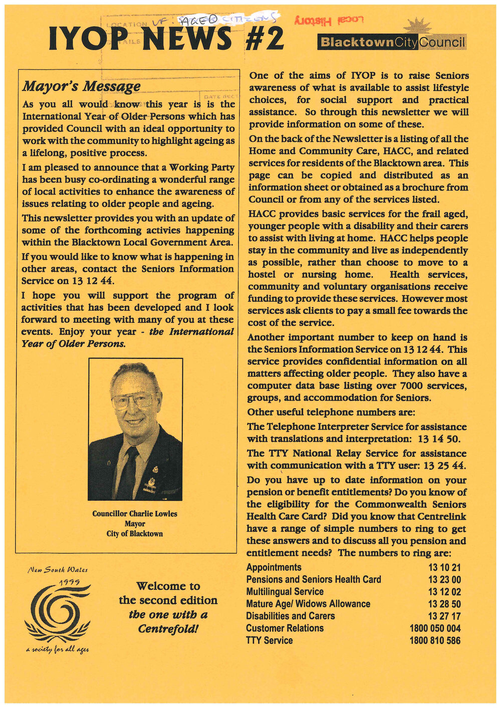 Blacktown City Council International Year of Older Persons (IYOP News), No 2