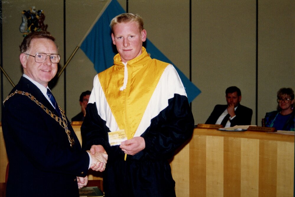 Swimmer Brendan Roser at Blacktown Civic Centre