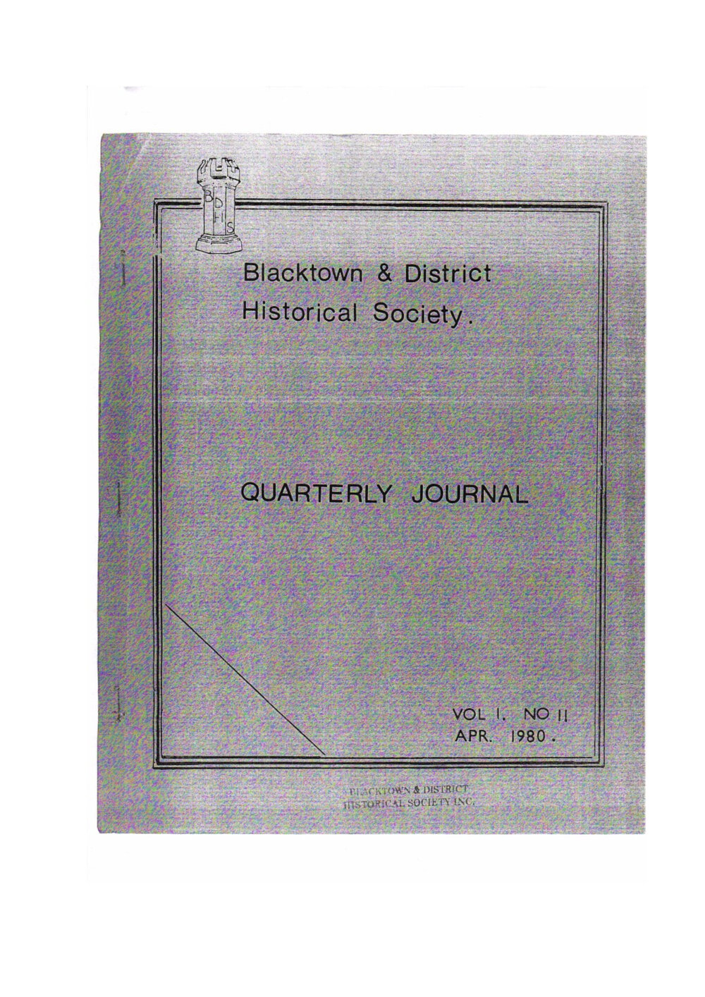 Quarterly Journal, April 1980