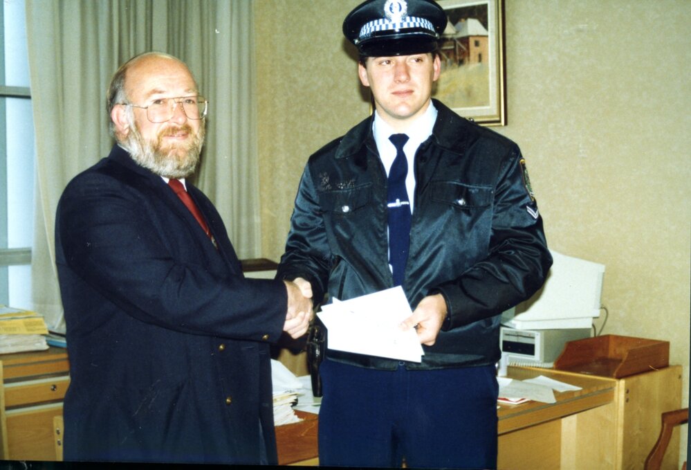 Constable Charles Zammit at Blacktown Civic Centre