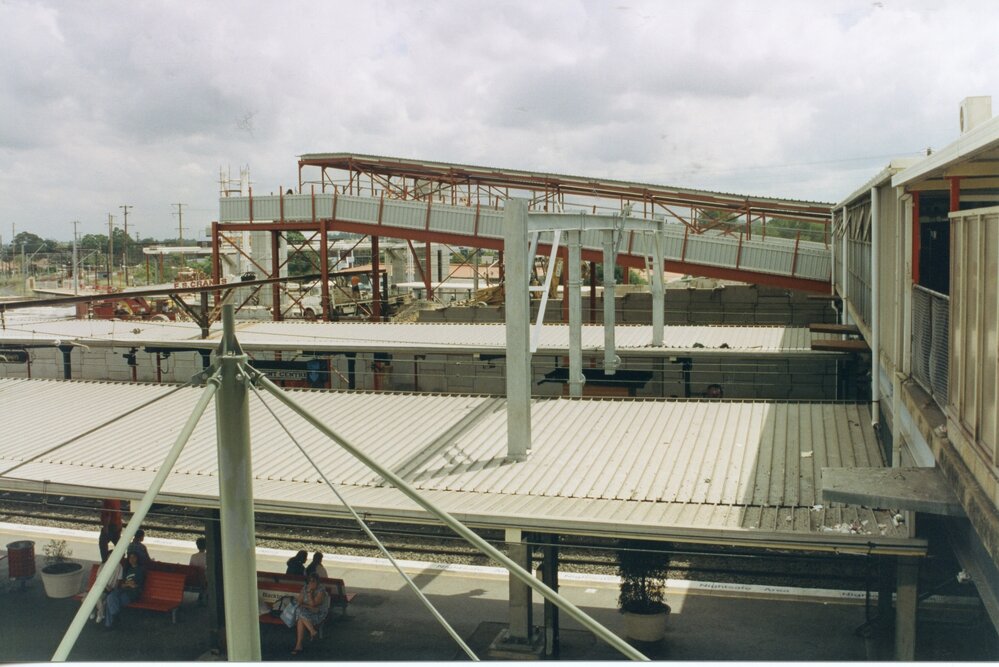 Construction of new Blacktown Railway Station, Blacktown