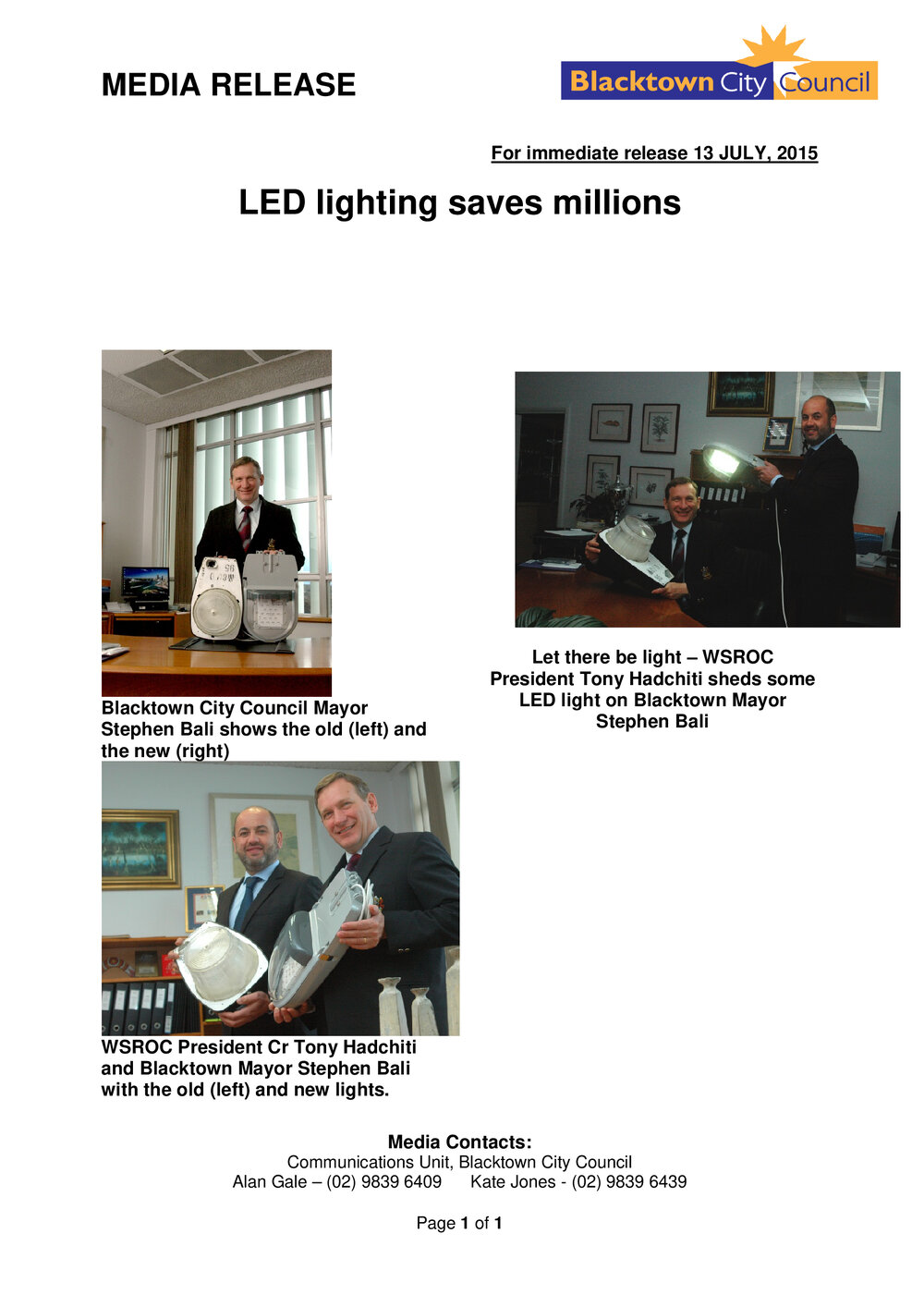 LED Lighting Saves Millions, 2015