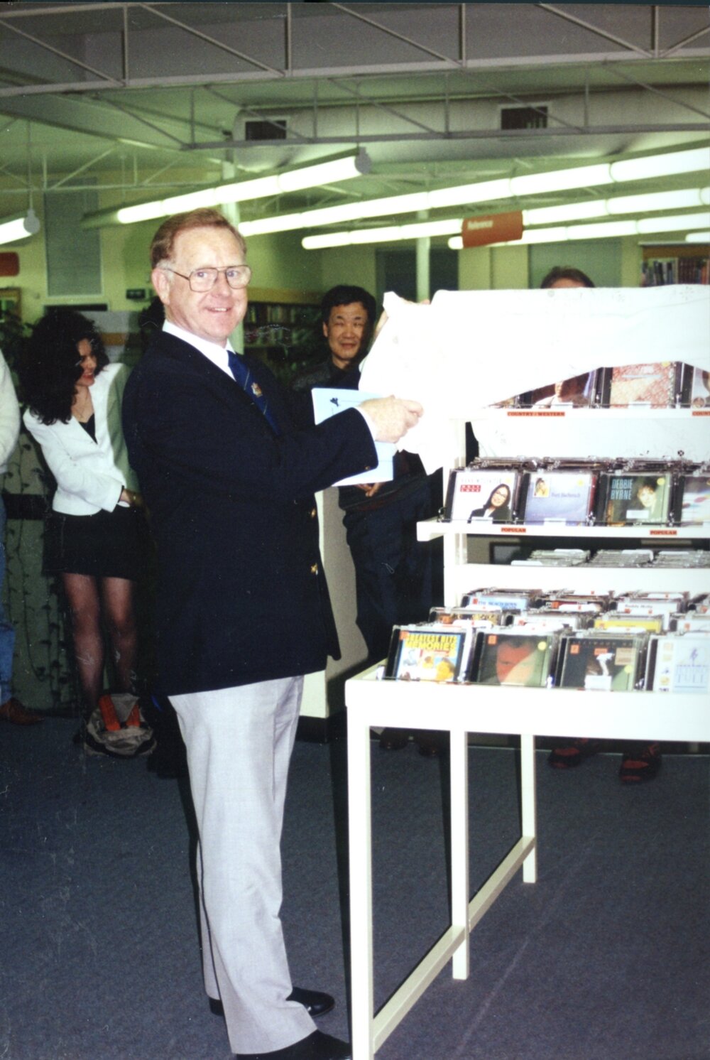 Launch of CD music collection, Max Webber Library