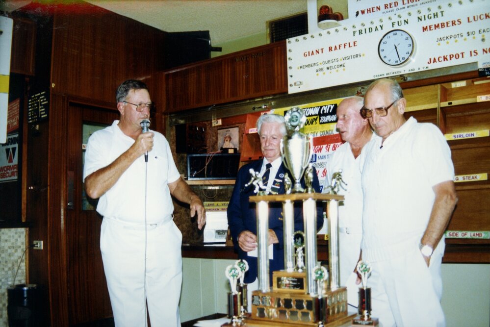Blacktown City Master Fours Tournament presentation