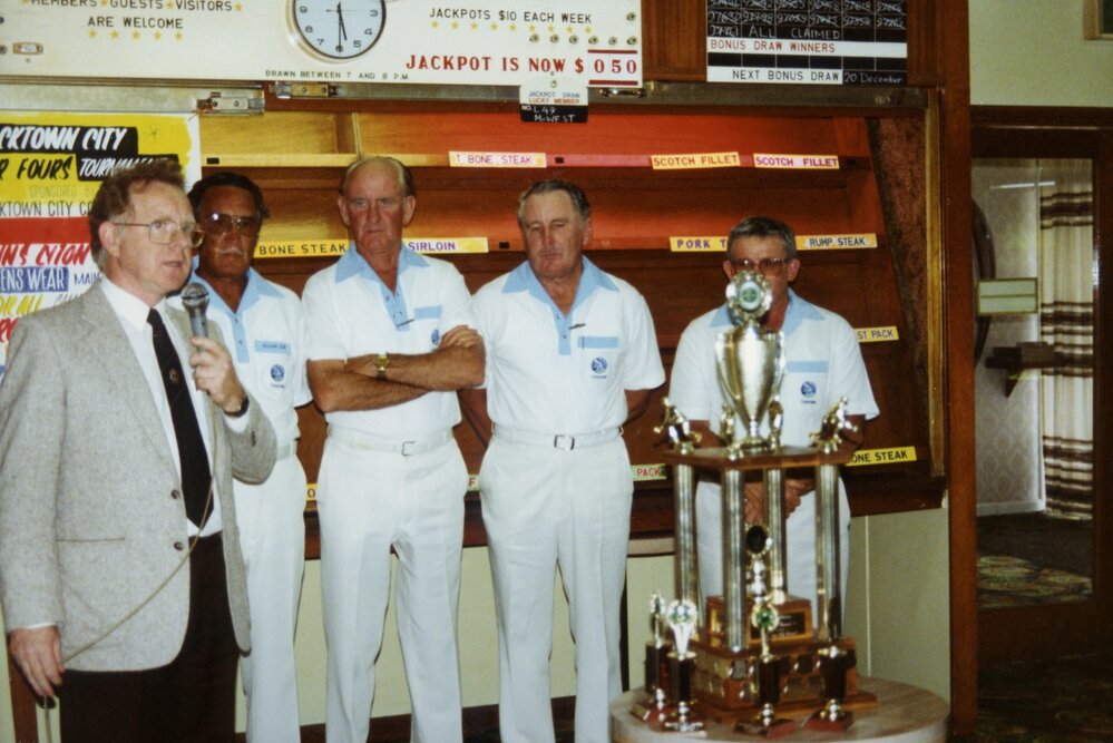 Blacktown City Master Fours Tournament presentation