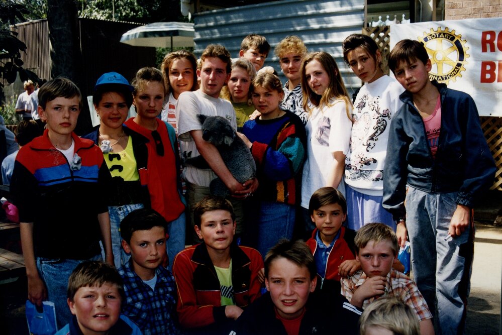Children from Chernobyl at Featherdale Wildlife Park