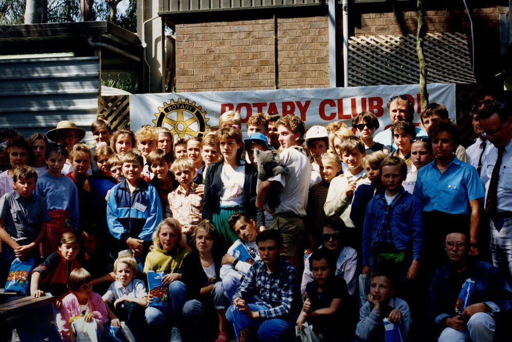 Children from Chernobyl at Featherdale Wildlife Park