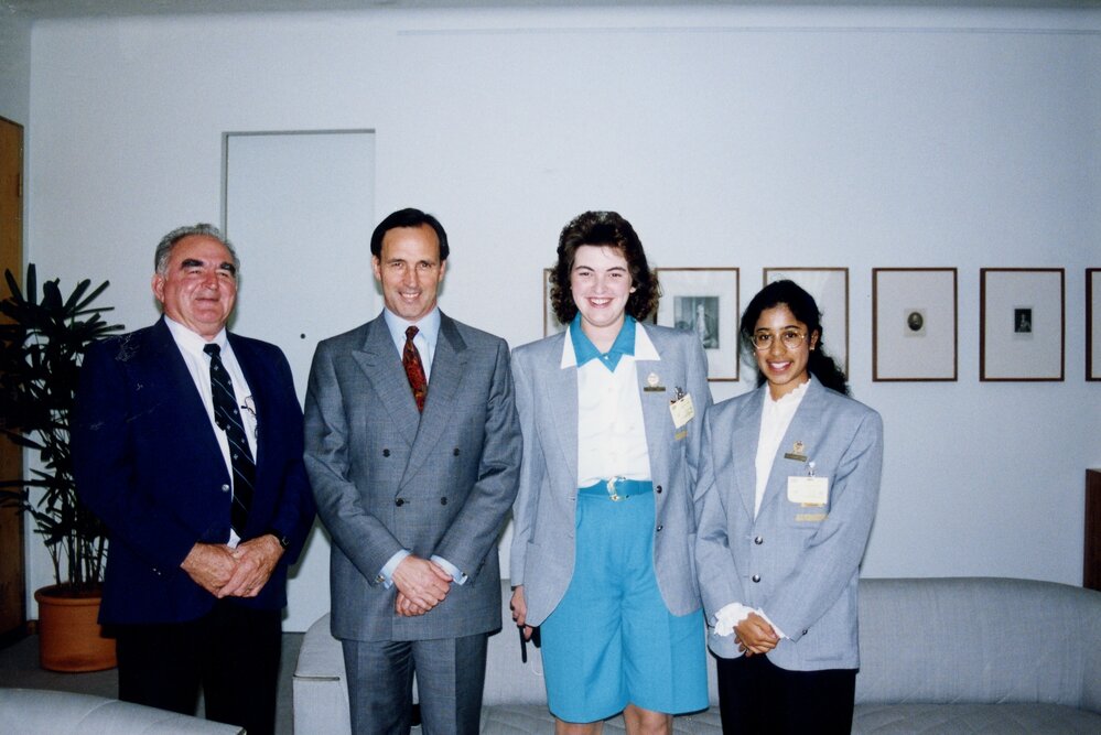 Blacktown City Youth Ambassadors Canberra visit, 1992