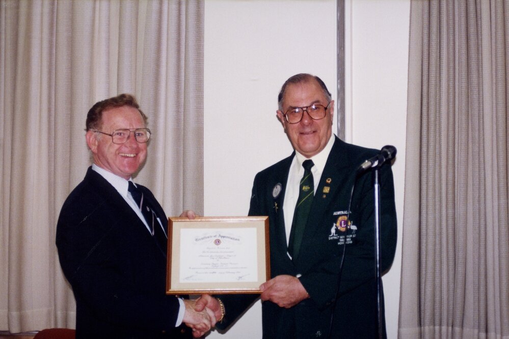 Civic reception for Lions Club