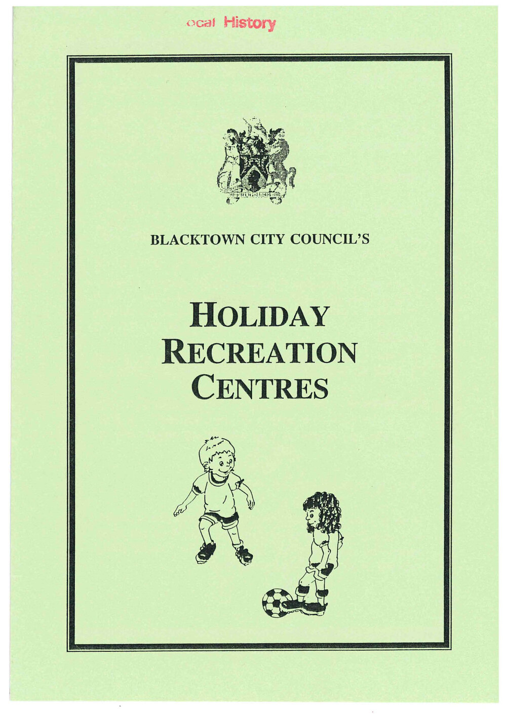 Blacktown City Council's Holiday Recreation Centres, n.d.