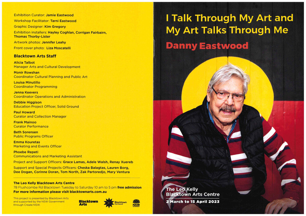 Danny Eastwood Exhibition, Leo Kelly Blacktown Arts Centre, 2023