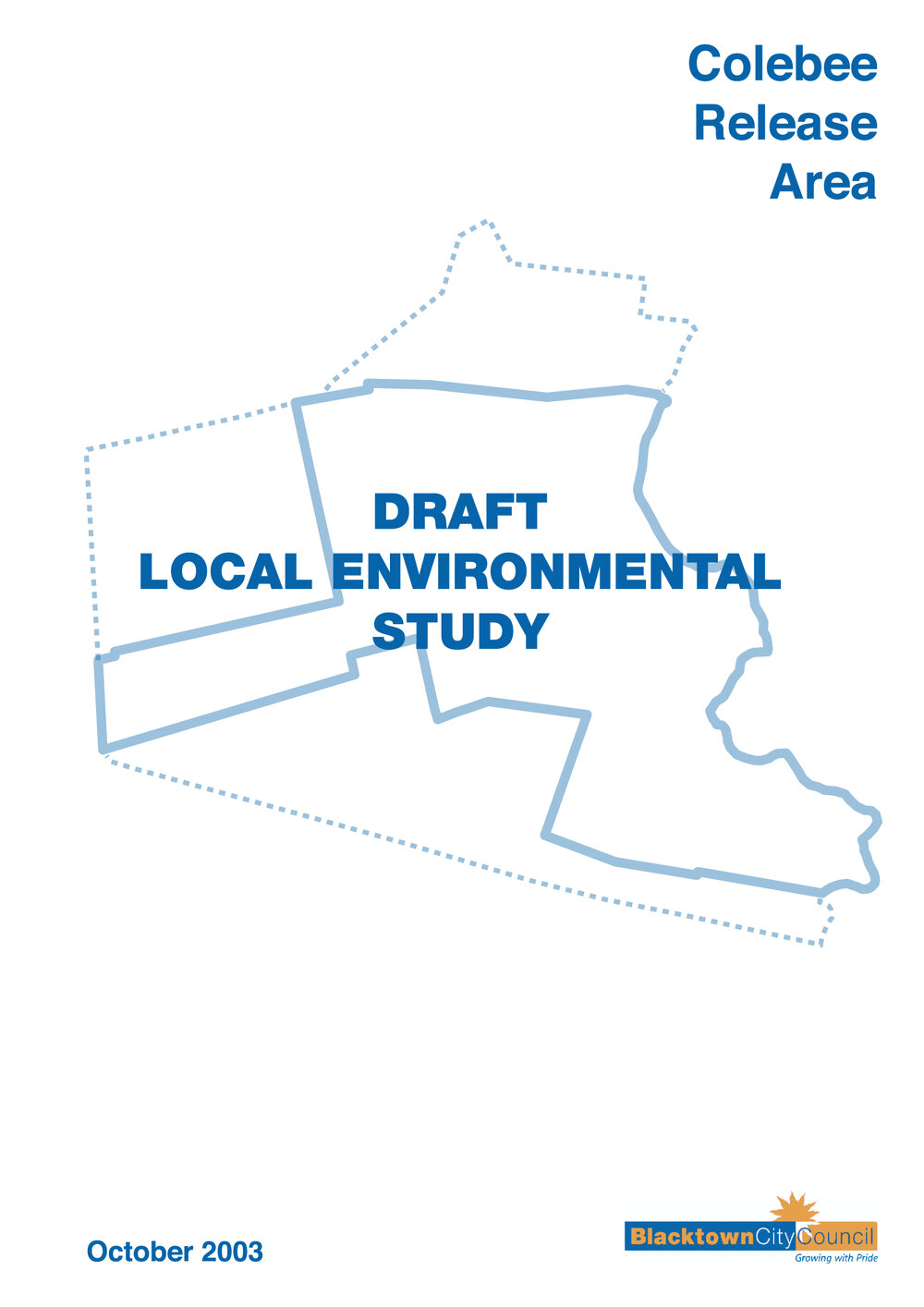 Colebee Release Area Draft Local Environmental Study, 2003