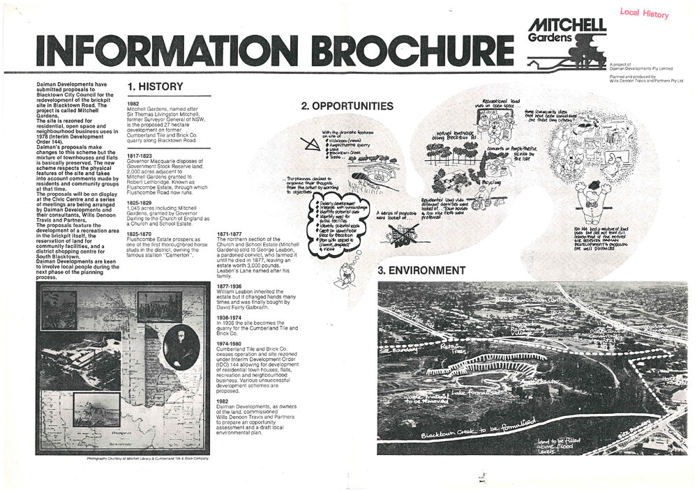 Mitchell Gardens Information Brochure, 1982