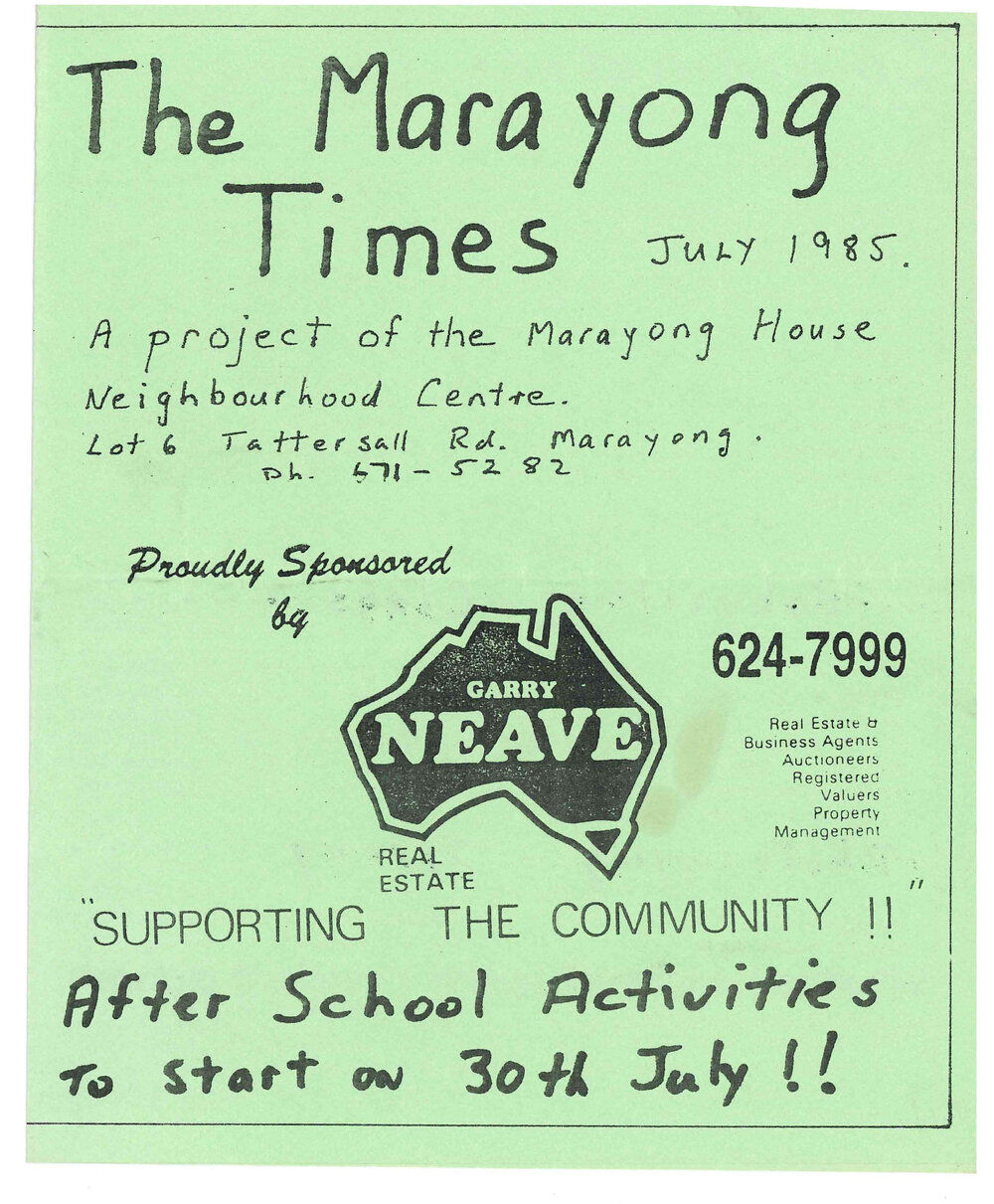 The Marayong Times, July 1985