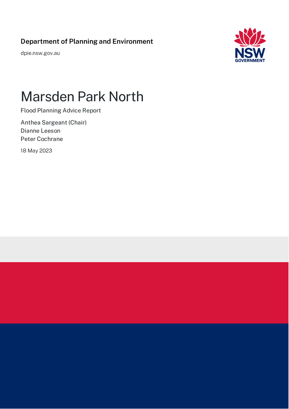 Marsden Park North Flood Planning Advice Report, 2023