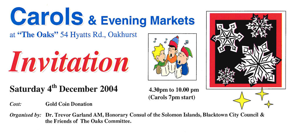 Carols  and Evening Markets Oakhurst, 2004 