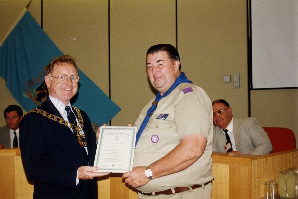 Scout presentation at Blacktown City Council Chambers