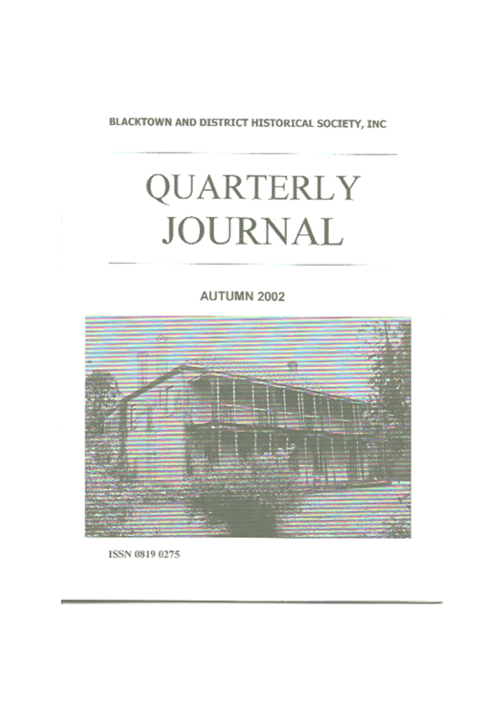 Quarterly Journal, Autumn 2002