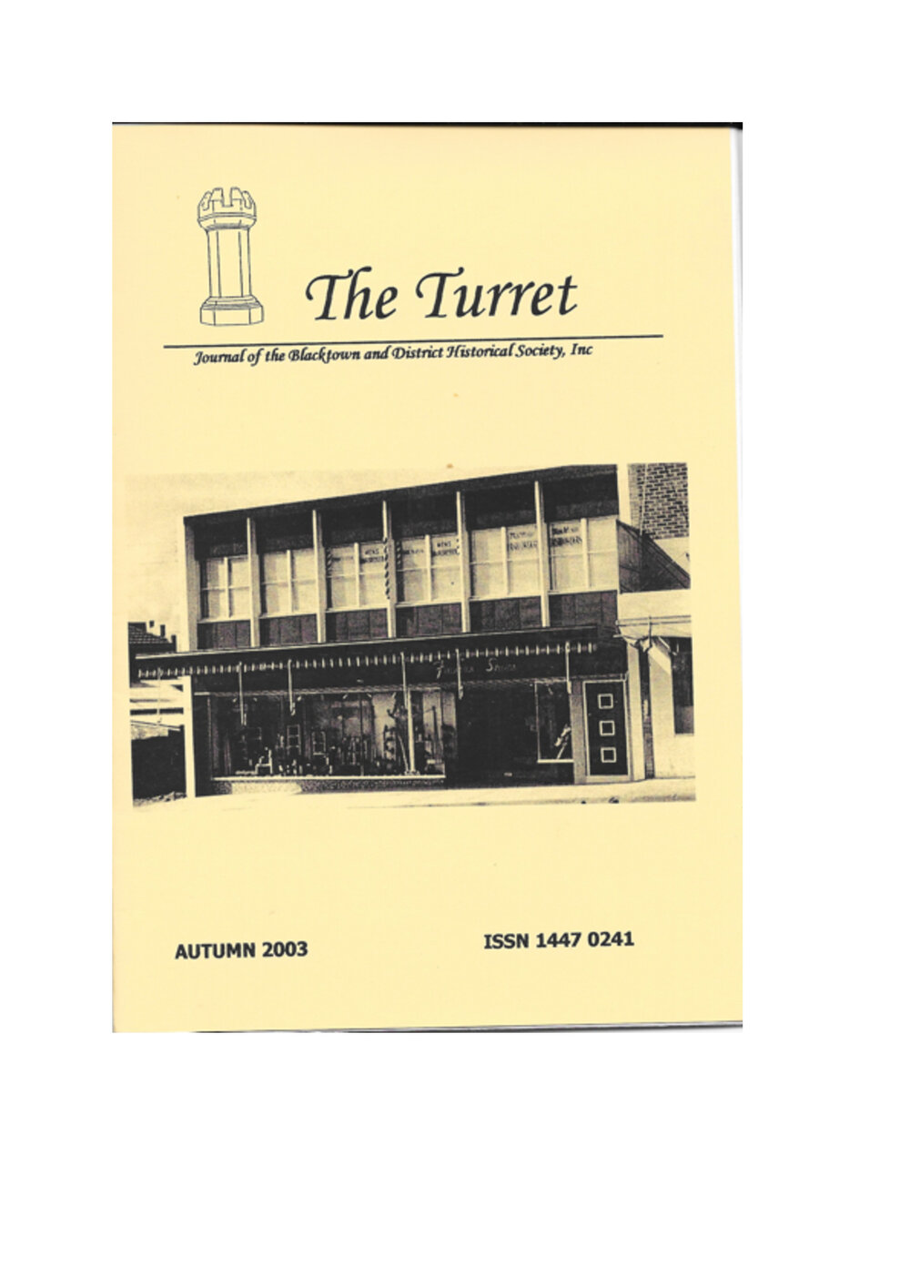 The Turret, Autumn 2003