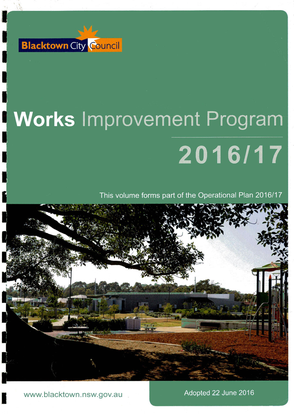 Blacktown City Council Works Improvement Program, 2016-2017