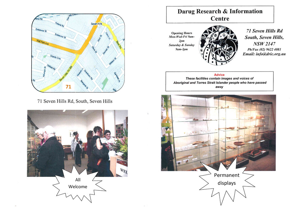 Darug Research &amp; Information Centre, Seven Hills