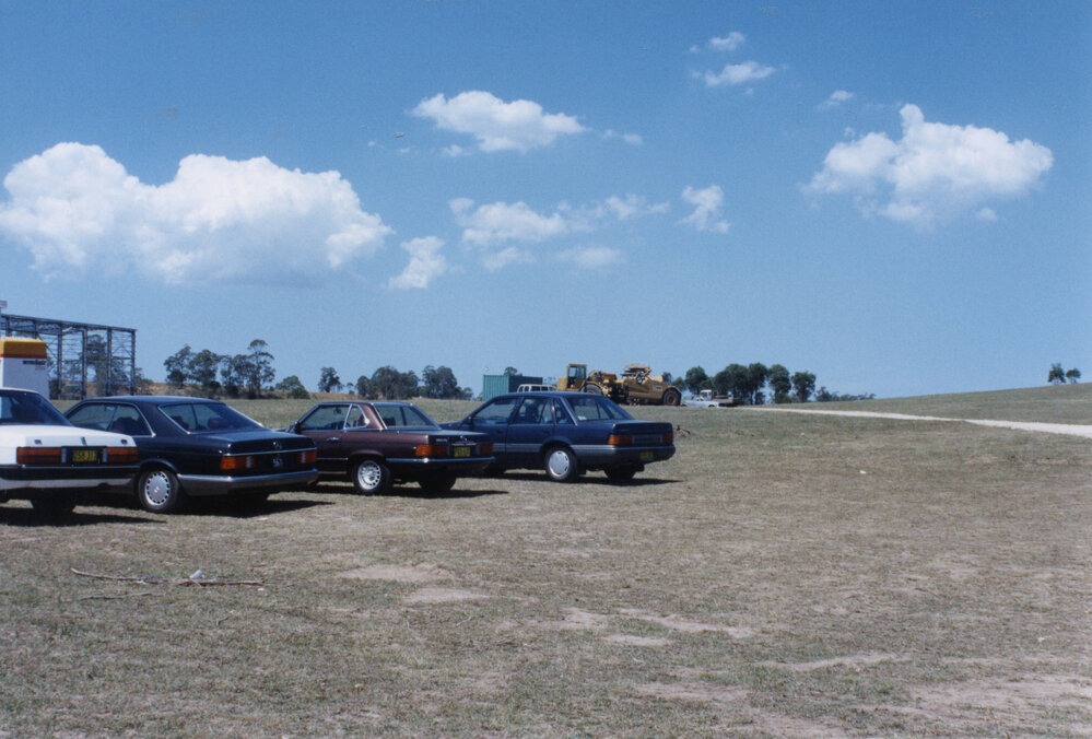 Construction of Eastern Creek Raceway, 1990