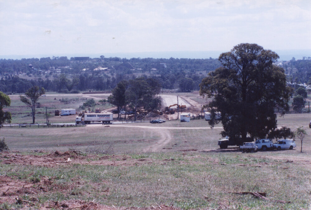 Construction of Eastern Creek Raceway, 1990