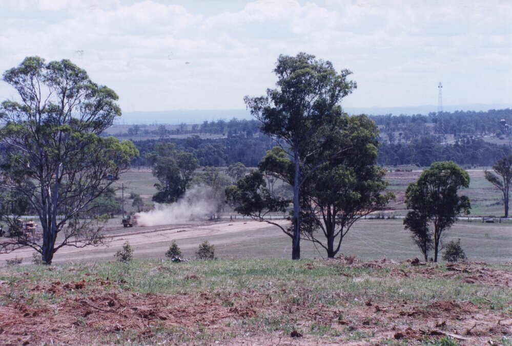 Construction of Eastern Creek Raceway, 1990