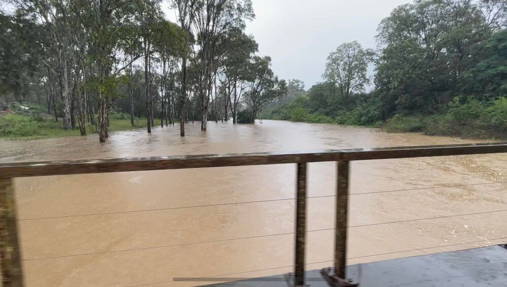 Flooding at South Creek, 2022