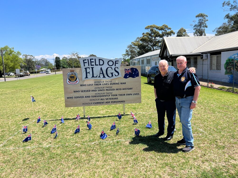 Field of Flags at Market Street, Riverstone