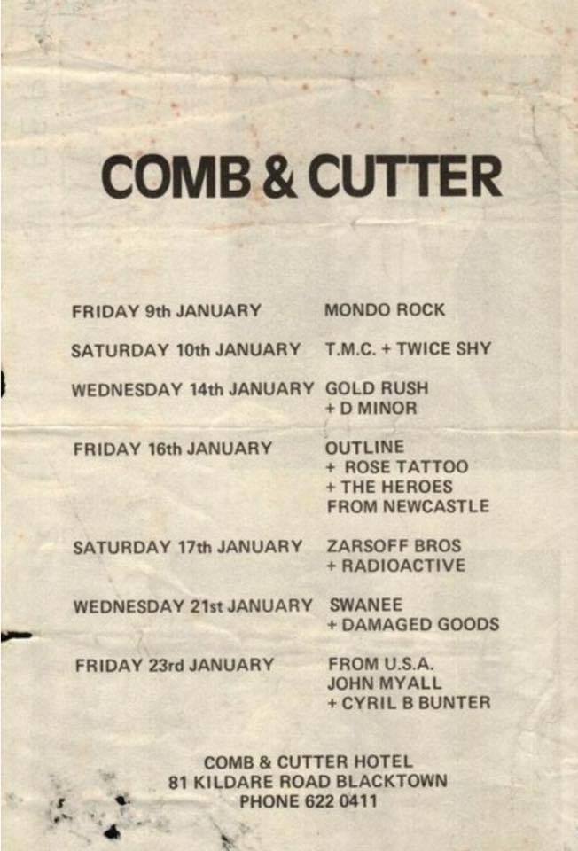 Comb and Cutter Hotel, Blacktown, January 1981