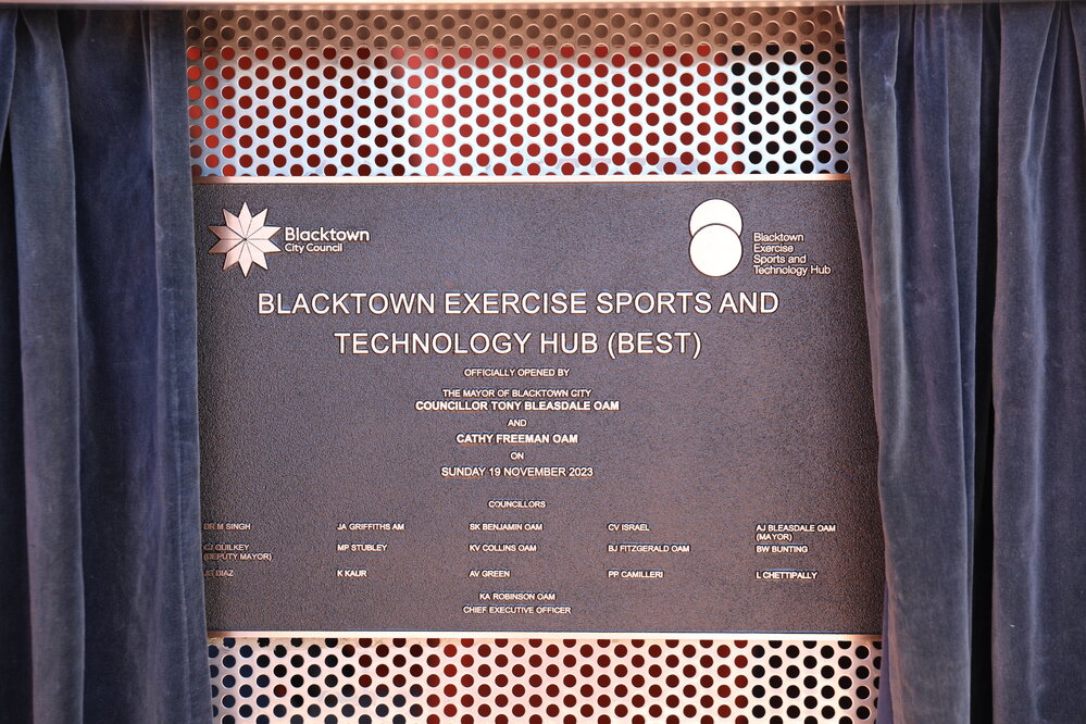 Blacktown Exercise Sports and Technology Hub (BEST) - Official opening