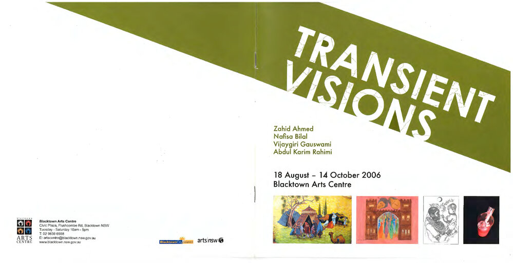 Transient Visions Exhibition, Blacktown Arts Centre, 2006