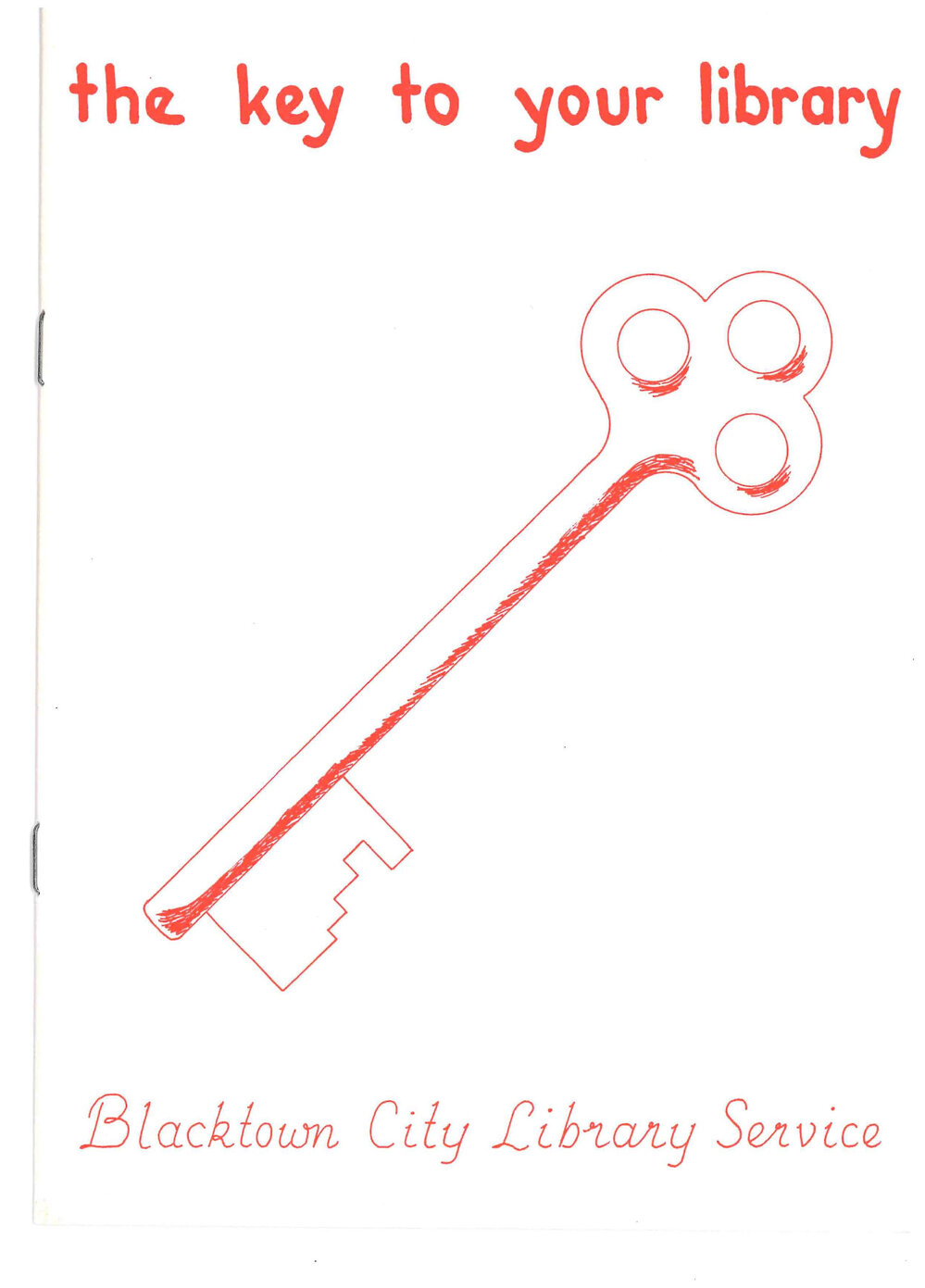 The Key to Your Library, Blacktown City Library Services, c1982-1983