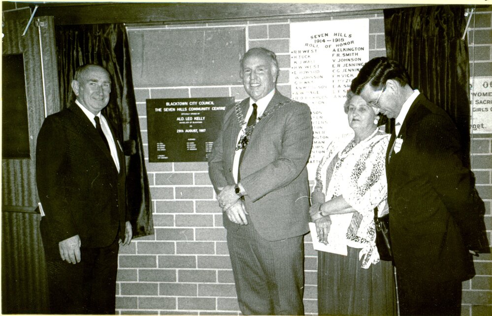 The Seven Hills Community Centre, official opening