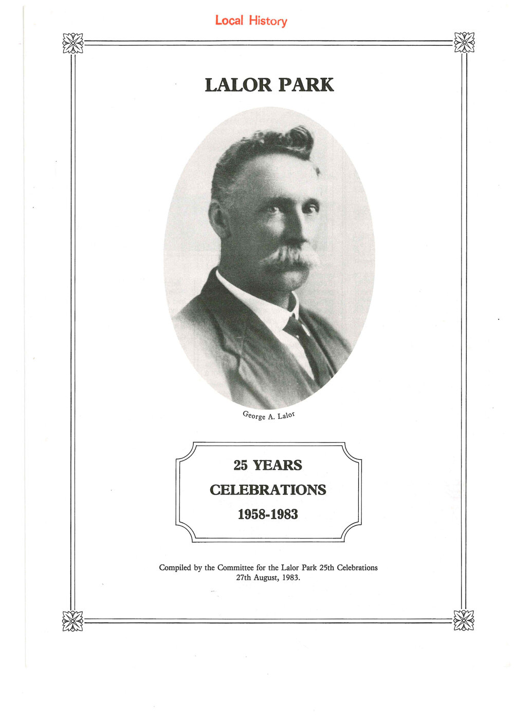 Lalor Park 25 Years Celebrations 1958-1983